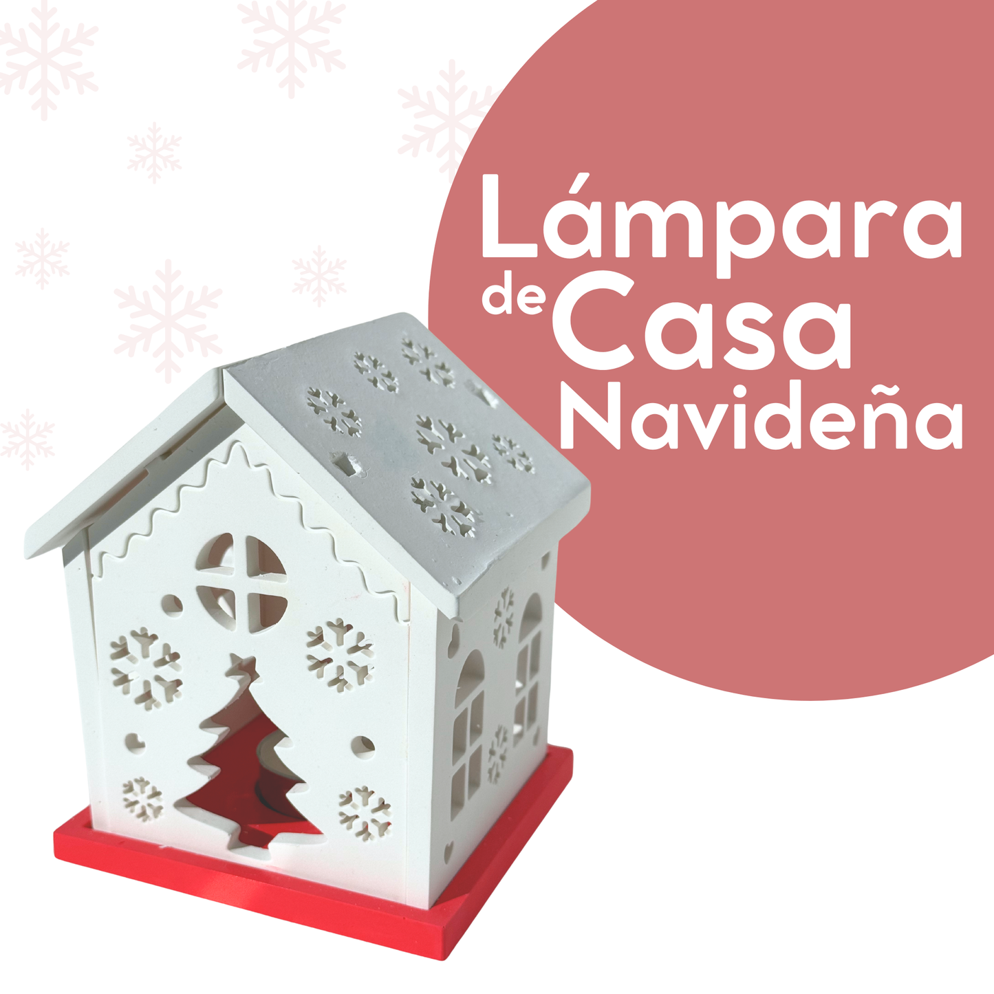 Lámpara de Casa Navideña