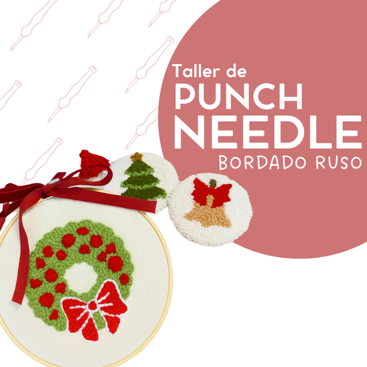 Taller de Decoración Navideña en Técnica Punch Needle