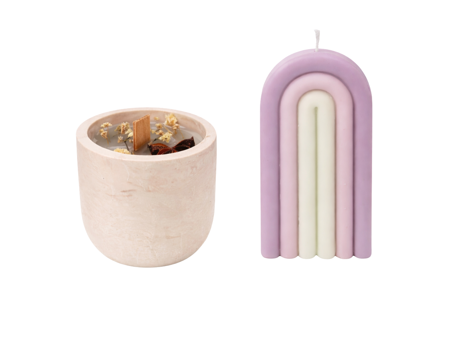 Velas Arcoíris y Tarro