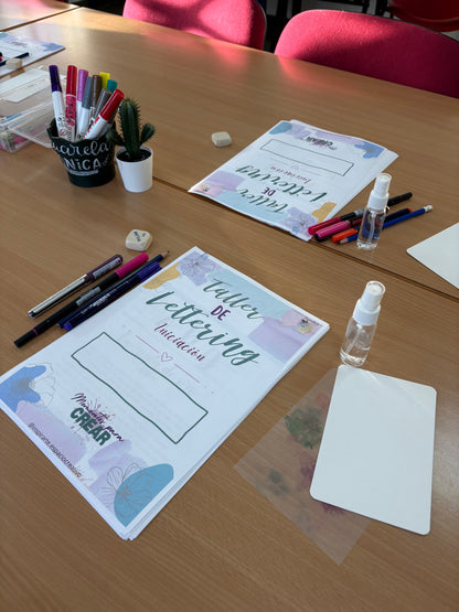 Taller de Iniciación al Lettering – Lámina y Bola Navideña Personalizada