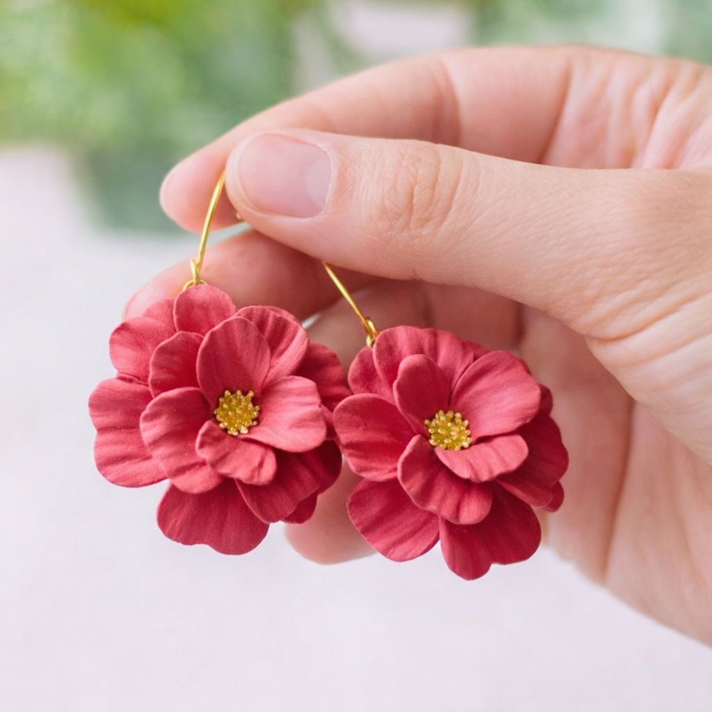 Taller de Pendiente Floral y Llavero