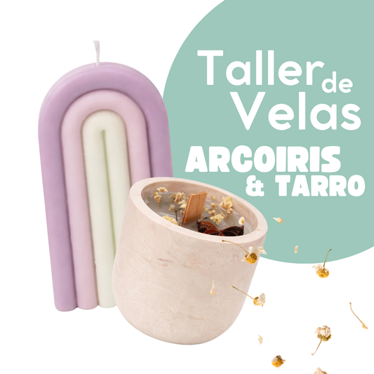 Taller de Velas Arcoíris y Tarro