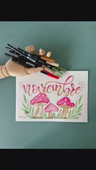 Taller de Iniciación al Lettering – Lámina y Bola Navideña Personalizada
